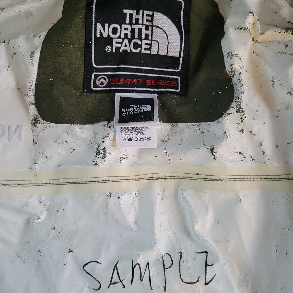 The North Face Summit Series Shell Water Jacket Olive Green Sample Size Medium - Picture 7 of 9